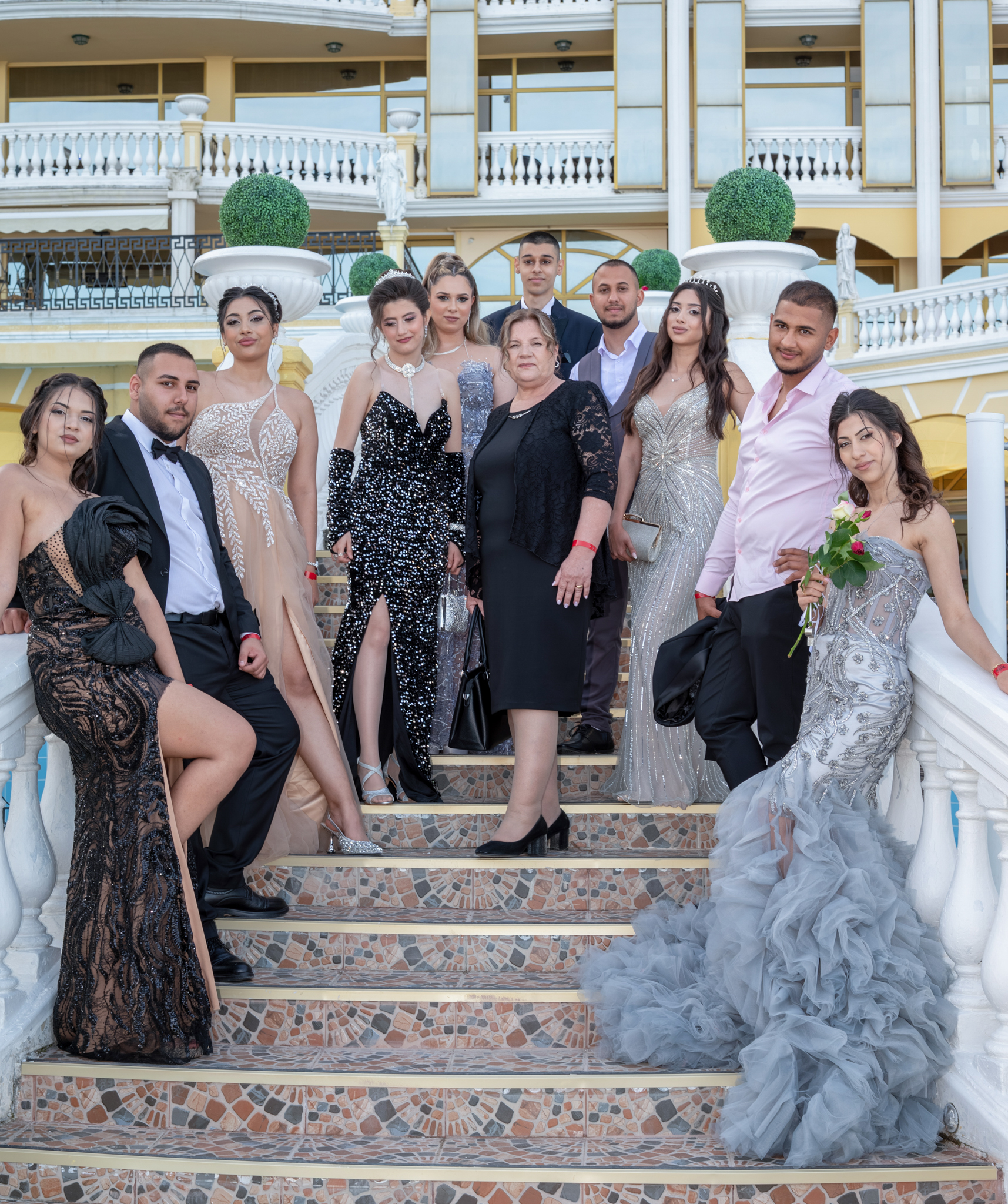 Абитуриентска фотосесия на цял клас във Варна